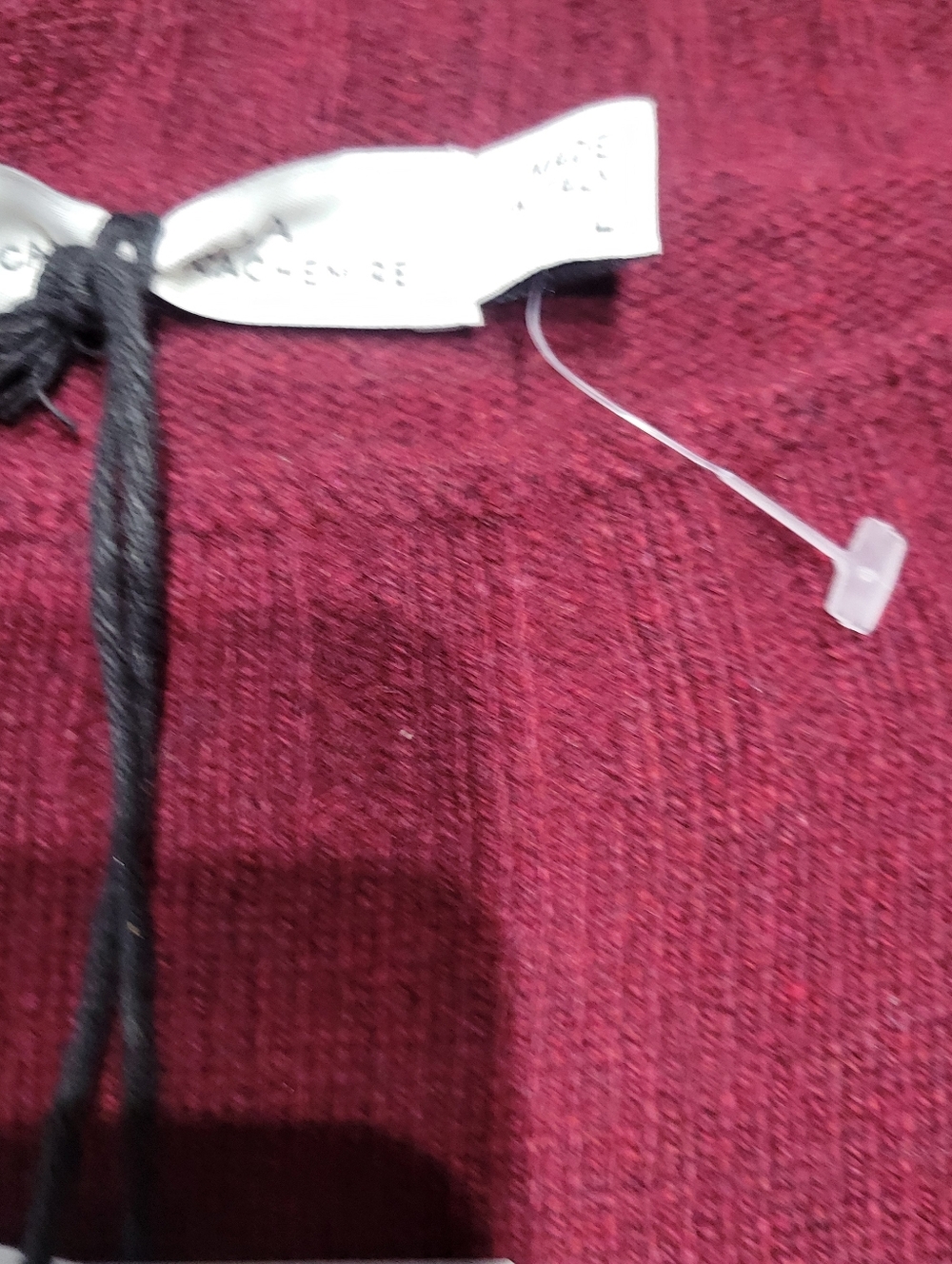 Tesma Cashmere Crewneck Sweater - Burgundy Size Large - Picture 3 of 9